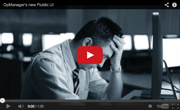 OpManager's Fluidic UI