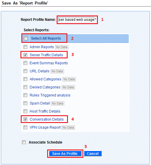 Save as report prifle - Advanced Serach