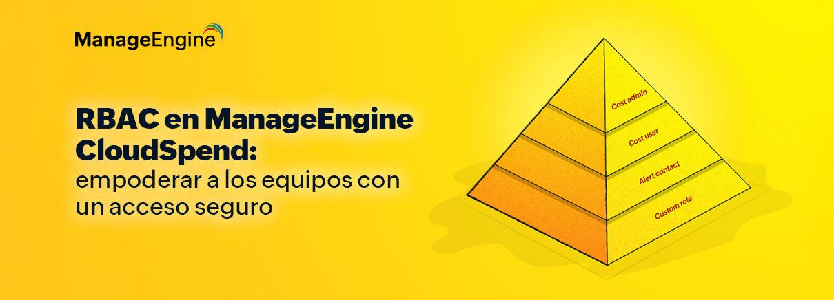 RBAC en ManageEngine CloudSpend: empoderar a los equipos con un acceso seguro