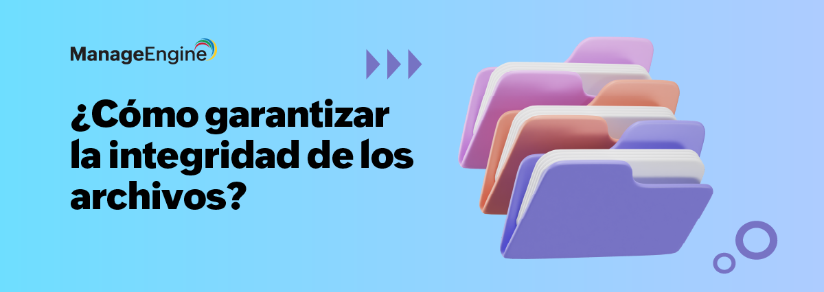 ¿Cómo garantizar la integridad de los archivos?