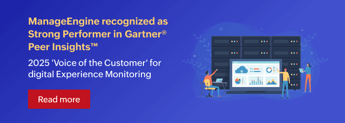Gartner DEM VOC 2025: ManageEngine 