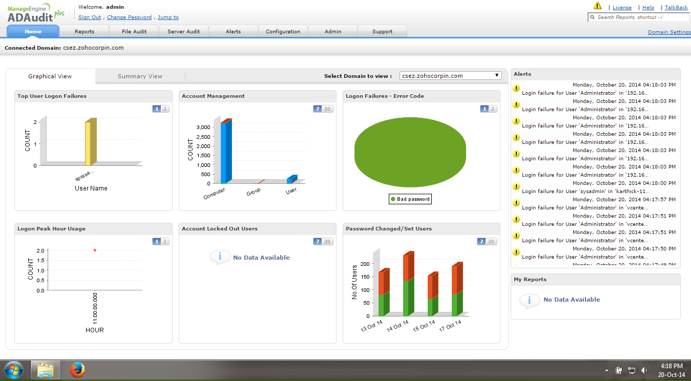 Manageengine adaudit plus 4.1