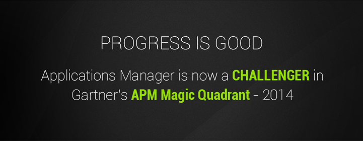 Progress Is Good Applications Manager Is Now a Challenger