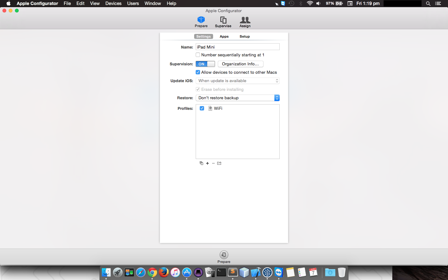 mdm apple configurator