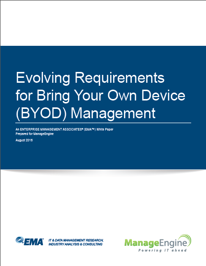 Understand BYOD trends and requirements to manage them better. 