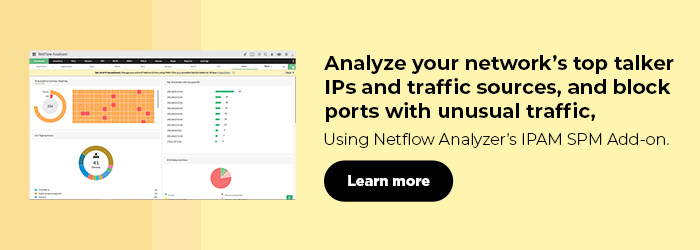 IP Address Management and Switch Port Mapping - ManageEngine NetFlow Analyzer