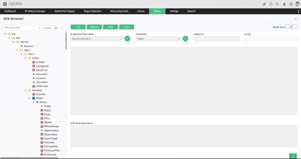 Network Tools Download - ManagEngine OpUtils