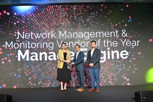 ‌ManageEngine wins Network management and monitoring vendor of the year award