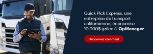 La société californienne de transpor Quik Pick Express gère les temps d'arrêt et les problèmes de dépannage à l'aide d'OpManager