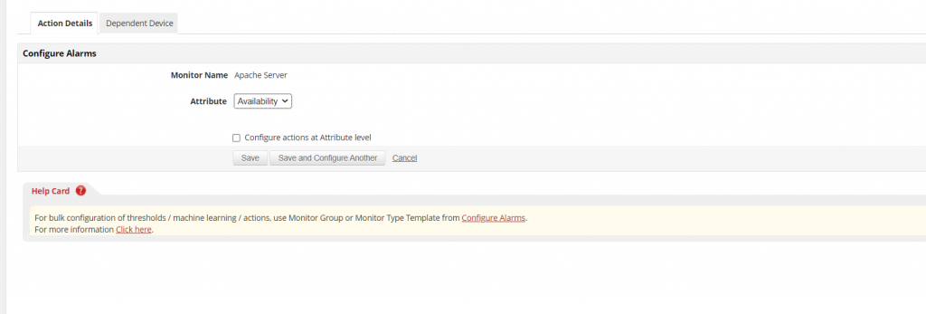 Apache Web Server Performance Metrics - ManageEngine Applications Manager