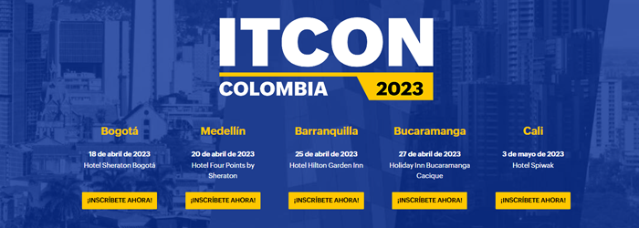 Llega a Colombia ITCON: ¡La experiencia de TI más completa!