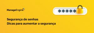 Espaço para colocar a senha com símbolos e um cadeado no fundo amarelo