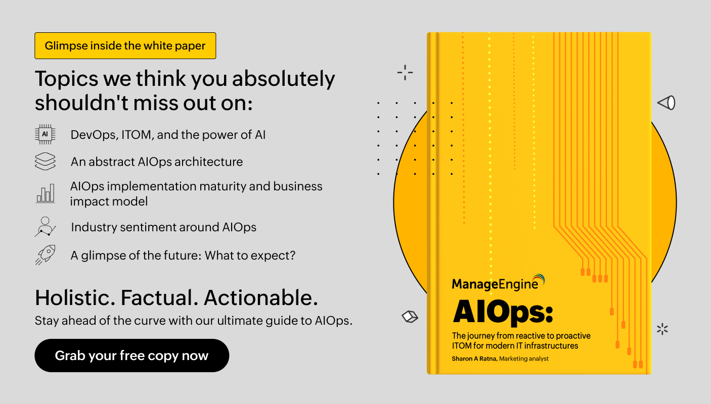 ManageEngine Whitepaper on AIOps