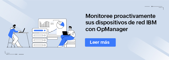 Mejore el rendimiento de sus dispositivos IBM con OpManager