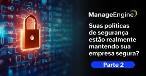 Cadeado fechado com luzes laranjas e diversos símbolos e números em luzes neon no fundo.