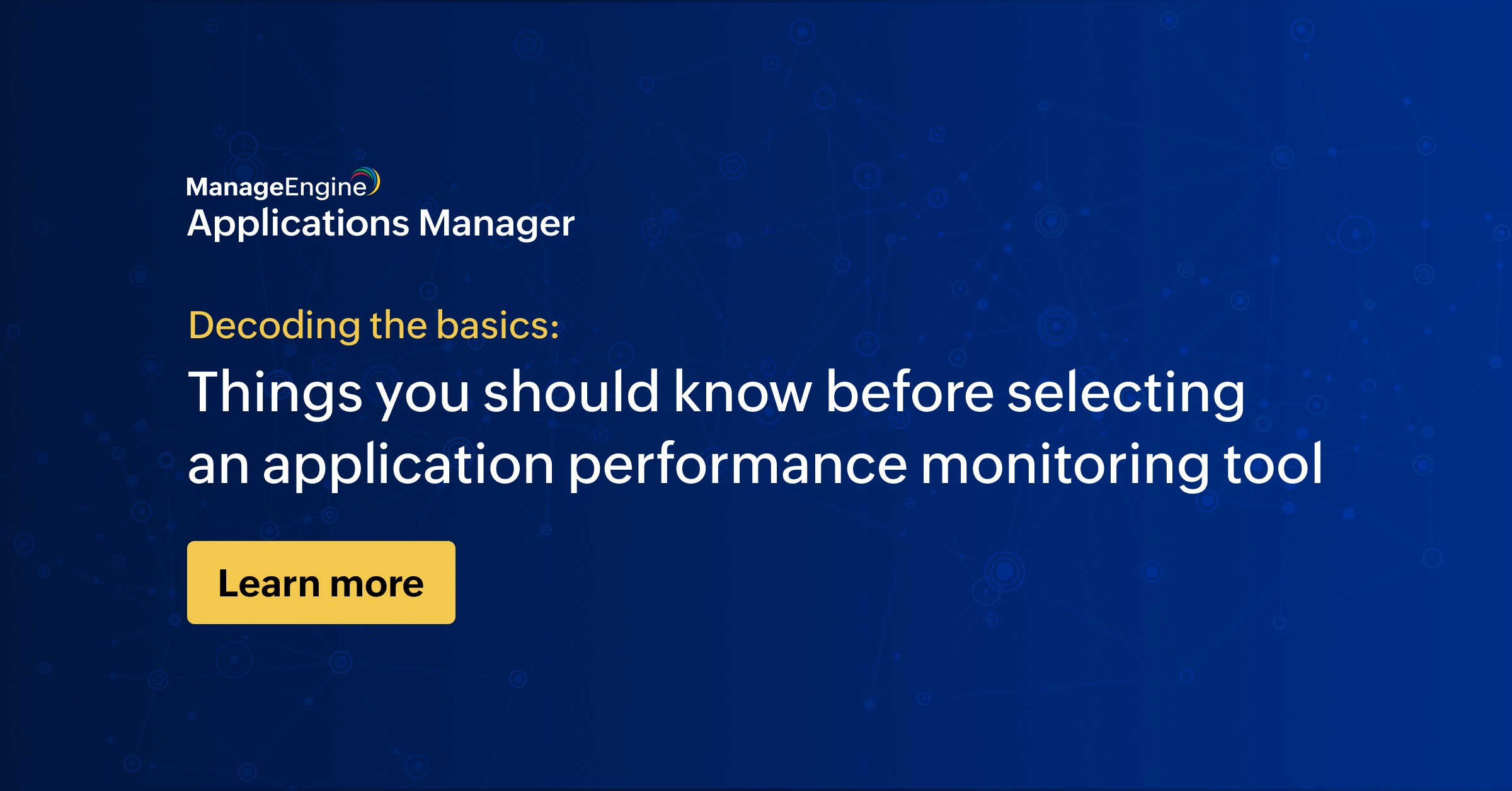 Key considerations when choosing the right application performance