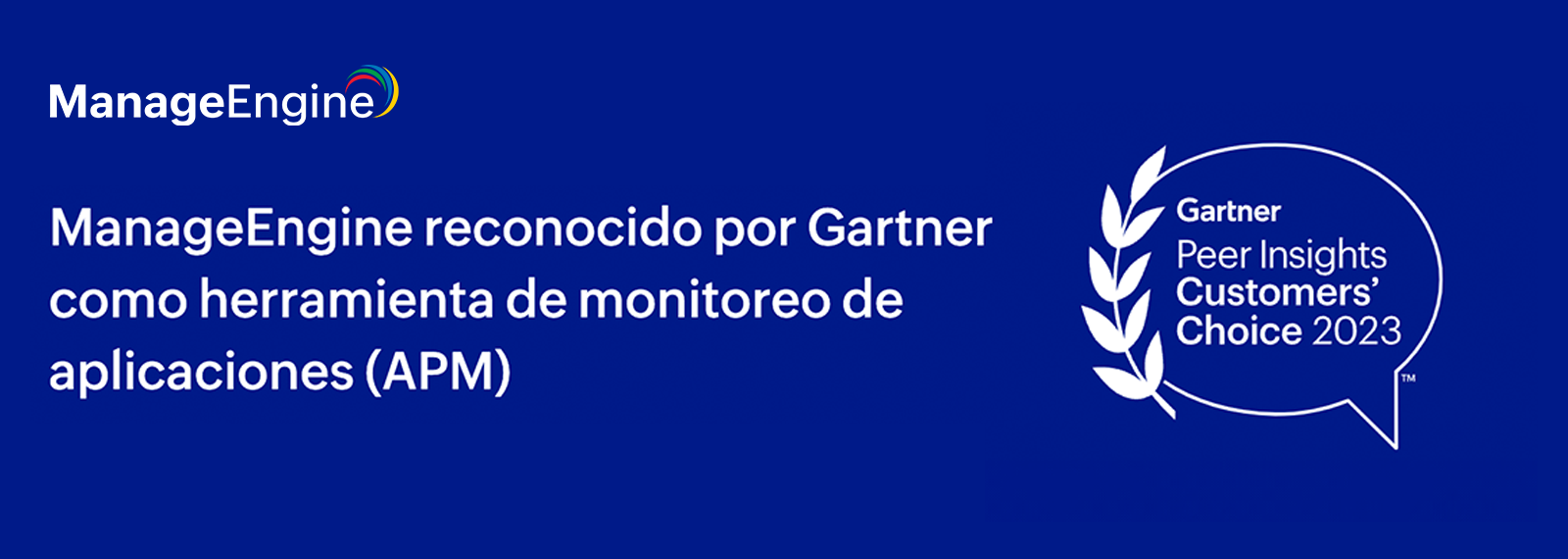 ¡Hemos sido reconocidos por Gartner como la opción ideal para el monitoreo de aplicaciones!