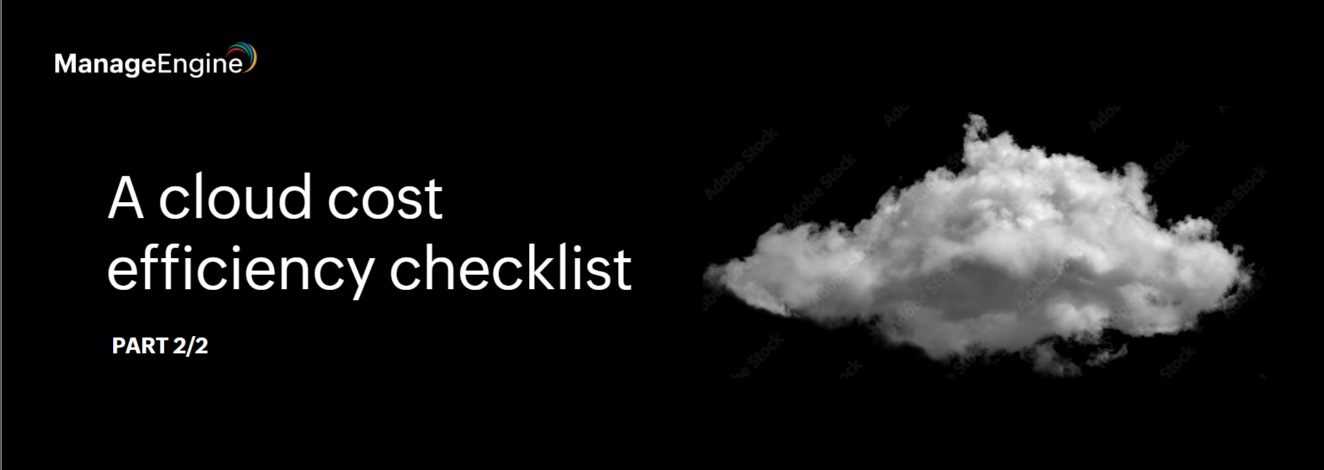 Banner for the cloud cost efficiency checklist blog