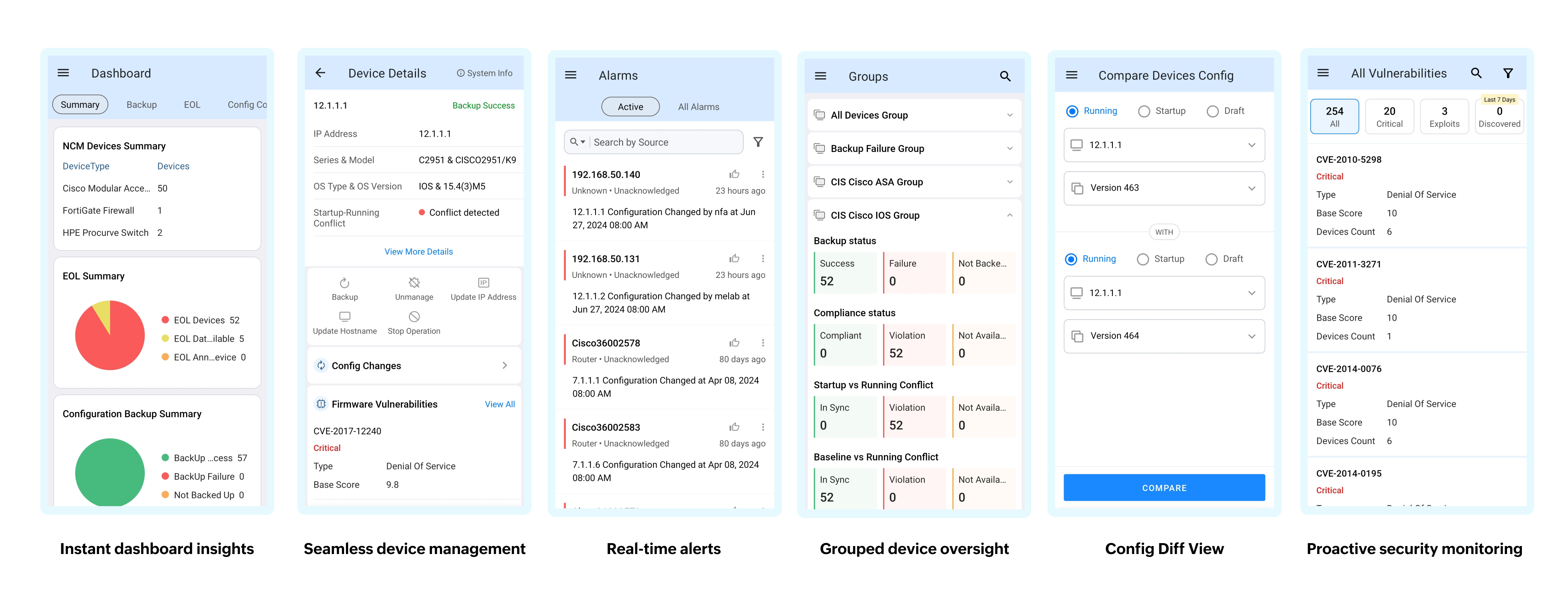 NCM Android app - ManageEngine