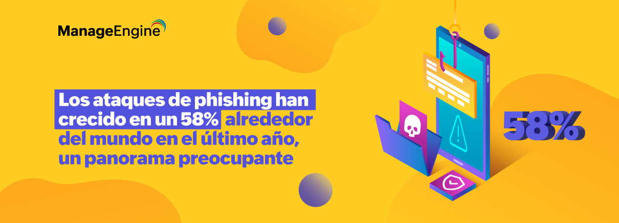 Los ataques de phishing han crecido en un 58% alrededor del mundo en el último año