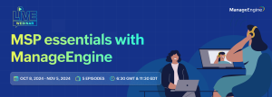 MSP Essentials with ManageEngine