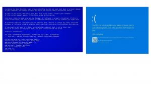 Erreurs BSOD (Blue Screen of Death) qui clignotent sur la plupart des écrans Windows 