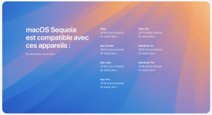 Les utilisateurs d'Endpoint Central pourront déployer macOS Sequoia sur tous les appareils mentionnés fonctionnant sous macOS 10.13 et supérieur.