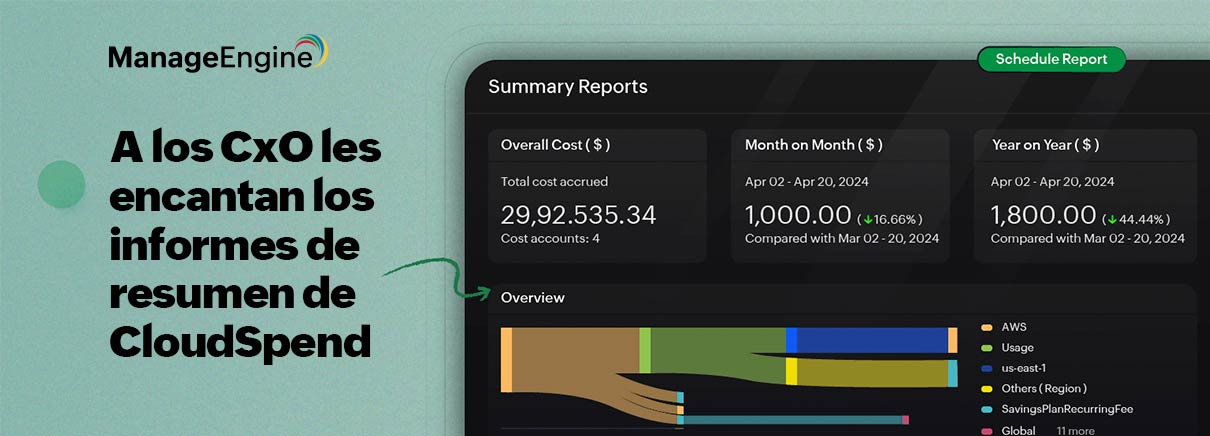 A los CxO les encantan los informes de resumen de CloudSpend: mantenga la nube con los pies en la tierra, financieramente hablando