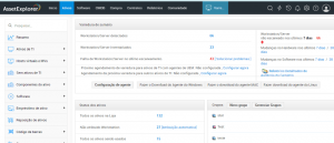 tela da solução AssetExplorer da ManageEngine