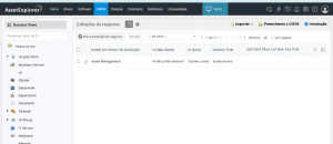 tela da solução AssetExplorer da ManageEngine