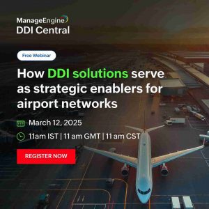 DNS-DHCP-IP address management for airports