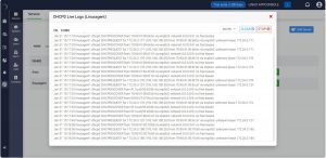 DNS DHCP server live log capture
